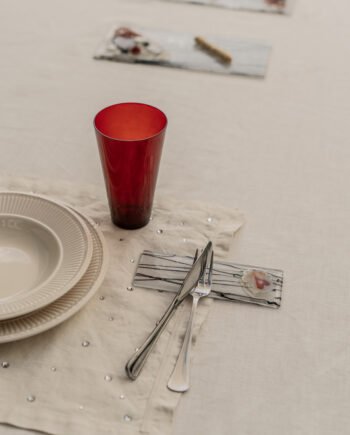 DANIELA DALLAVALLE - Poggia posate da tavola in vetro di murano