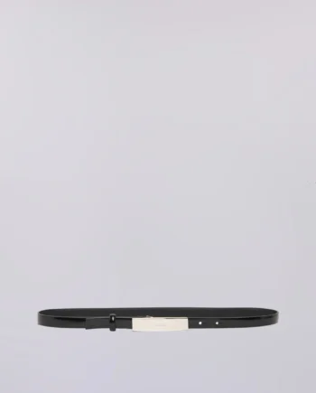 Trussardi - Cintura in vitello con fibbia metallica