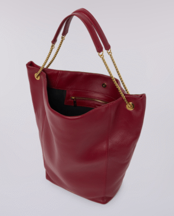 Trussardi - BORSA A SPALLA CON CATENA IN NAPPA