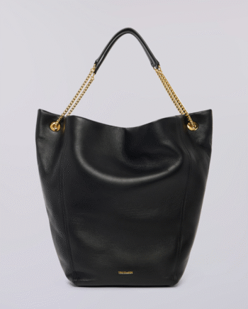 Trussardi - BORSA A SPALLA CON CATENA IN NAPPA