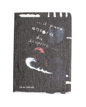 DANIELA DALLAVALLE - Quaderno piccolo con copertina decorata a mano