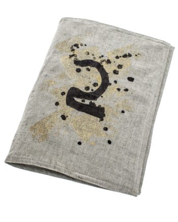 DANIELA DALLAVALLE - Quaderno con copertina in tessuto decorata a mano