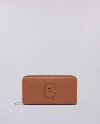 Trussardi - Portafoglio Society zip around large in vitello