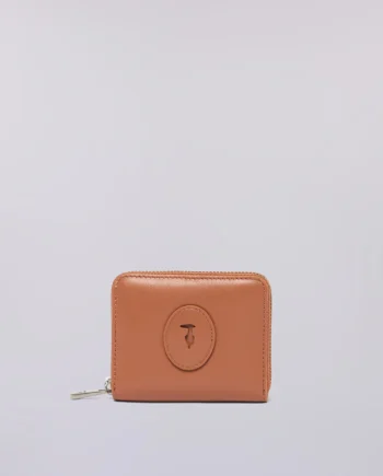 Trussardi - Portafoglio Society zip around medium in vitello