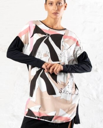 DANIELA DALLAVALLE - Abito corto stampa “fiocchi”