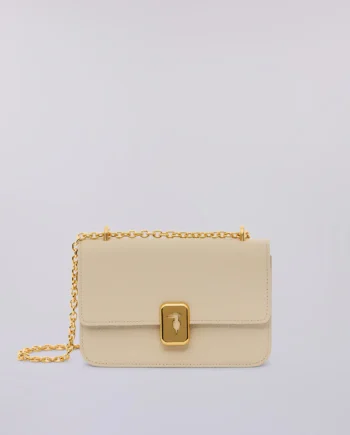 Trussardi - Borsa a tracolla Cameo small in pelle con catena