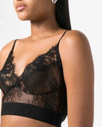 ERMANNO SCERVINO - Brassiere di pizzo nero