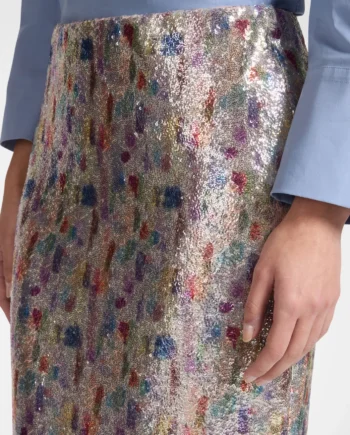 ELENA MIRÒ - Gonna a tubino con paillettes