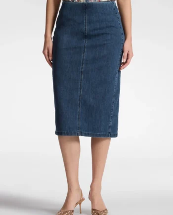 ELENA MIRÒ - Gonna in jeans a tubino