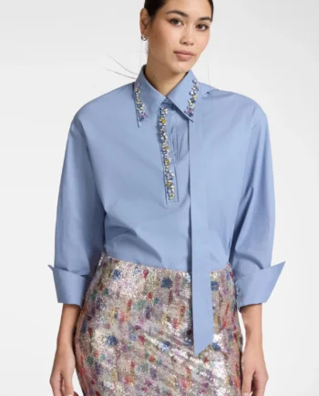 ELENA MIRÒ - Camicetta azzurra