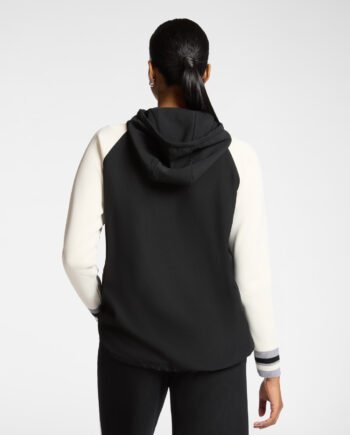 ELENA MIRÒ - Maglia zip bimaterica in viscosa