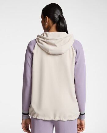 ELENA MIRÒ - Maglia zip bimaterica in viscosa