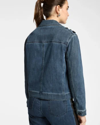 ELENA MIRÒ - Giacca in denim ricamata