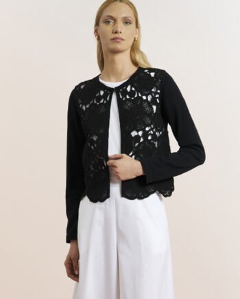 LUCKYLU - Cardigan traforato