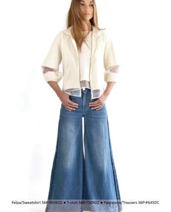 LUCKYLU - Jeans a zampa ampia