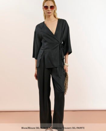 LUCKYLU - Pantalone con pieghe