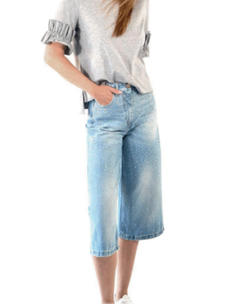 LUCKYLU - Pantalone con brillantini