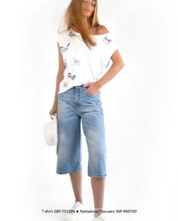 LUCKYLU - T-shirt con applicazioni