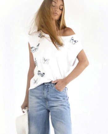 LUCKYLU - T-shirt con applicazioni