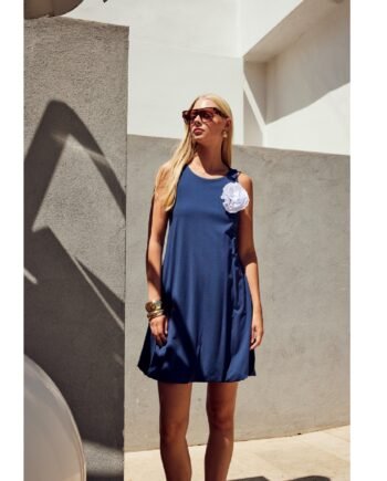 Fly Girl - ABITO PALLONCINO C/CUTOUT SCHIENA COLOR MILITARE