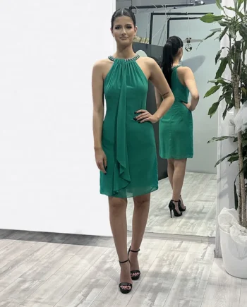 Sologioie - Abito corto con scollo all’americana