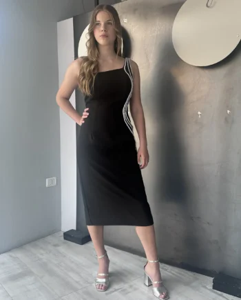 Sologioie - Abito tubino midi con decorazioni