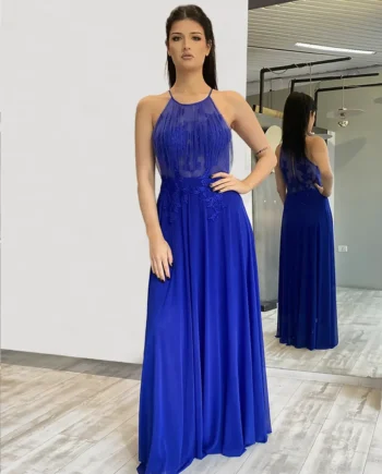 Sologioie - Abito con corpetto ricamato