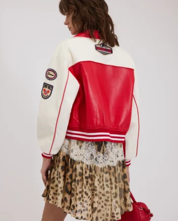 ERMANNO FIRENZE - GIACCA BOMBER COLLEGE BICOLORE