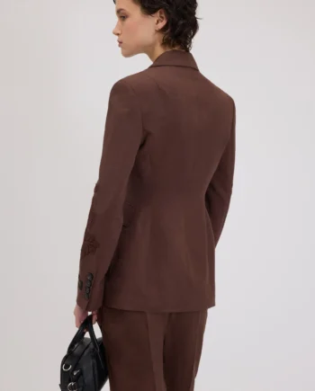 ERMANNO FIRENZE - BLAZER DOPPIOPETTO CON RICAMI