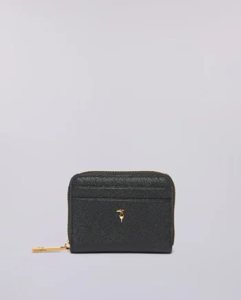 Trussardi - Portafoglio Cameo zip around medio in pelle