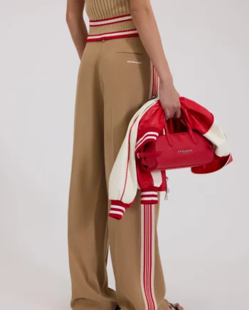 ERMANNO FIRENZE - PANTALONI IN CADÌ CON BANDA SUI FIANCHI